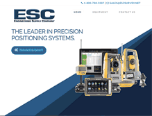 Tablet Screenshot of escsurvey.com